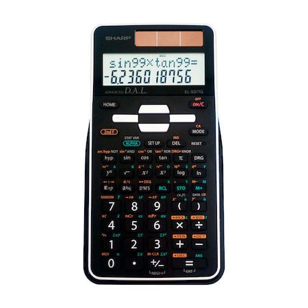 Sharp Sharp Black 12 digit Scientific Calculator EL531TGBBW